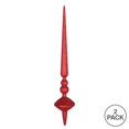 thumbnail image 2 of Vickerman M183403G 18 Po. Embout de Cupola Pailleté Rouge 2 par Sac, 2 of 3