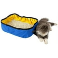thumbnail image 3 of Pet Life ® 'Litter Go' Travel Folding Waterproof Kitty Cat Litterbox and Bath, 3 of 4