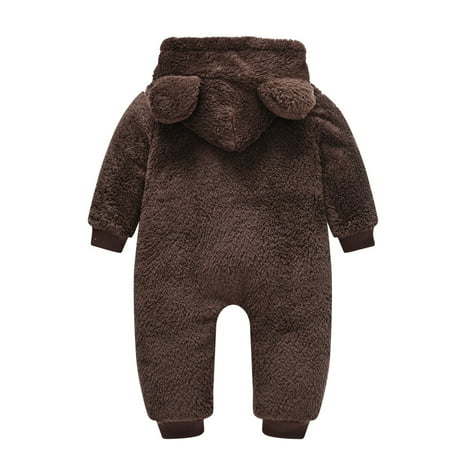 

BTJX Coat Thick Bear Snowsuit Boys Warm Jumpsuit Girls Hooded Baby Girls Coat&jacket