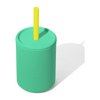 5 oz Small Sippy Cup + Straw | Silicone