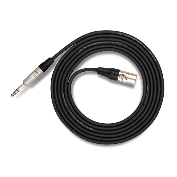 Cable de interconexión balanceada Hosa HXS-020 Pro XLR3F a 1/4 TRS
