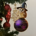 thumbnail image 5 of Christmas Animals Round Balls and 2D Christmas Tree Decorations, a Set of Festive Ornament Balls Featuring Adorable Woodland Creature Illustrations, 5 of 7