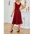 thumbnail image 4 of Vestido de cóctel GRACE KARIN 2025 Verano Sin Mangas A Line Midi, 4 of 5