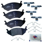 Carquest Frontline Severe Duty Semi-Metallic Brake Pads - Rear (4-Pad Set)