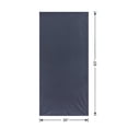 thumbnail image 5 of Mainstays Dark Navy Solid Blackout Rod Pocket with Back Tabs Curtain Panels 4PC Set, Set of 4, 30" W x 63" L, 5 of 11