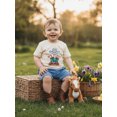 thumbnail image 4 of BemeyourBBs Western Baby Boy Summer Clothes Cowboy My First Rodeo Outfit Letter Boots Cowgirl Hat Embroidered Short Sleeve T Shirt Tops and Shorts Set, 4 of 8