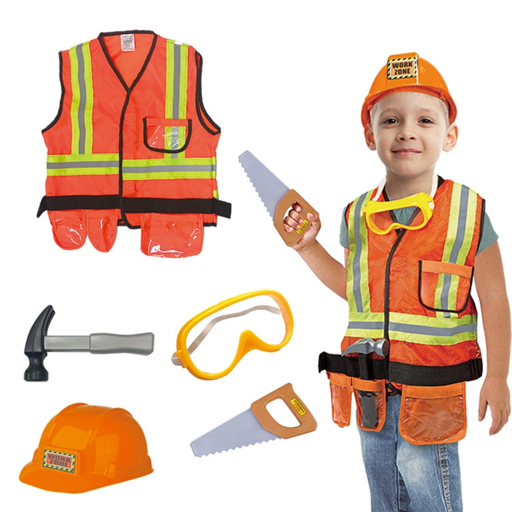 Details about   K740 Kids Constructions Engineering Uniform Child Boys Cosplay Book Week Costume