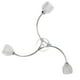 thumbnail image 4 of Lámpara De Techo Led Lámpara De Techo De Cristal De 3 Bombillas Bombilla G9 Cromada De Vidrio Metálico Monstrate HA025334-02, 4 of 6