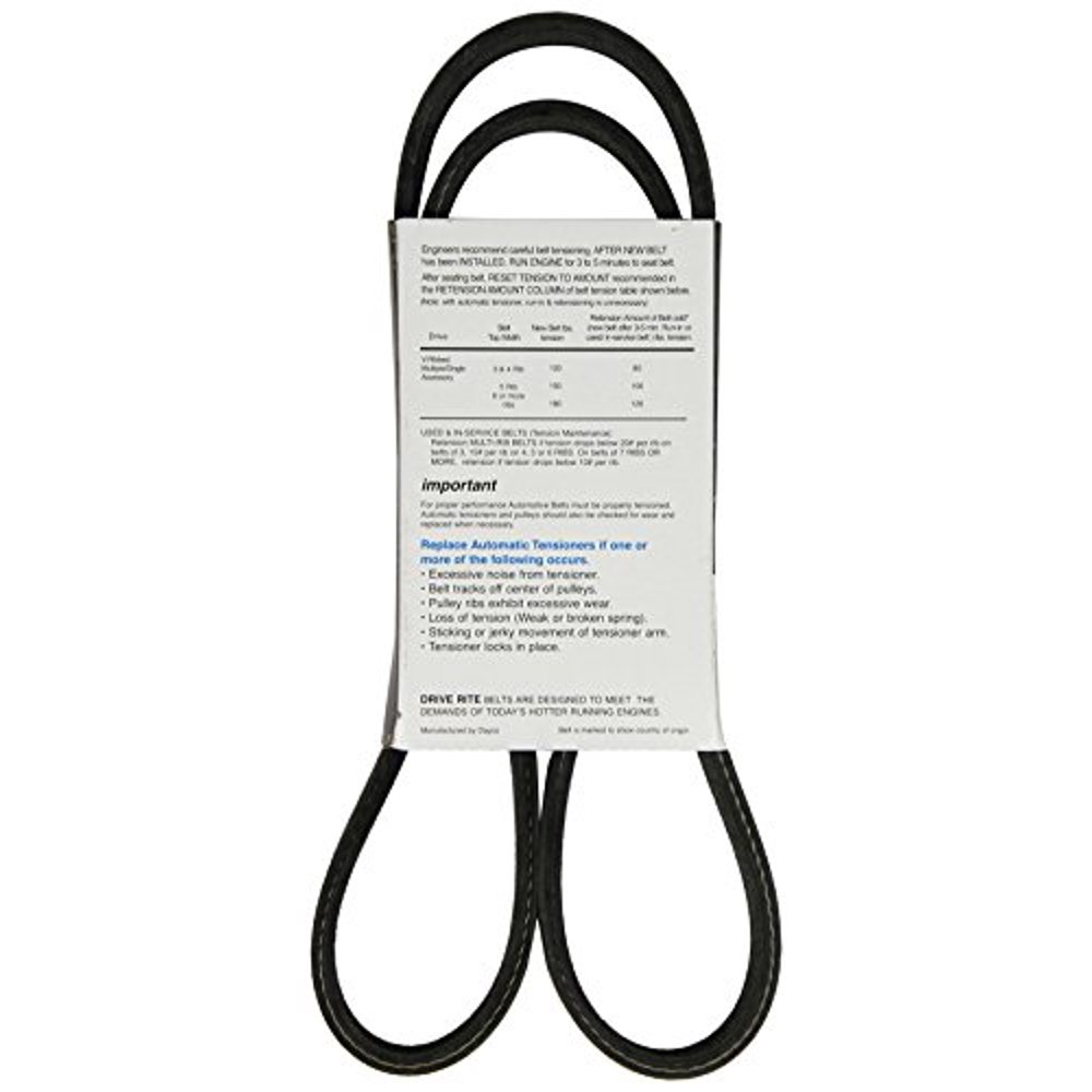 DAYCO BELTS/HOSES DRIVE RITE BELT