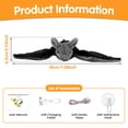 thumbnail image 7 of Intelligent Flapping Bat Cat Toys Hanging Interactive Cat Toys with 3 Modes USB Rechargeable Kitty Play Chase Toy Automatic Beating Wings Cat Toys with Sound for Indoor Cats Self Play, 7 of 7