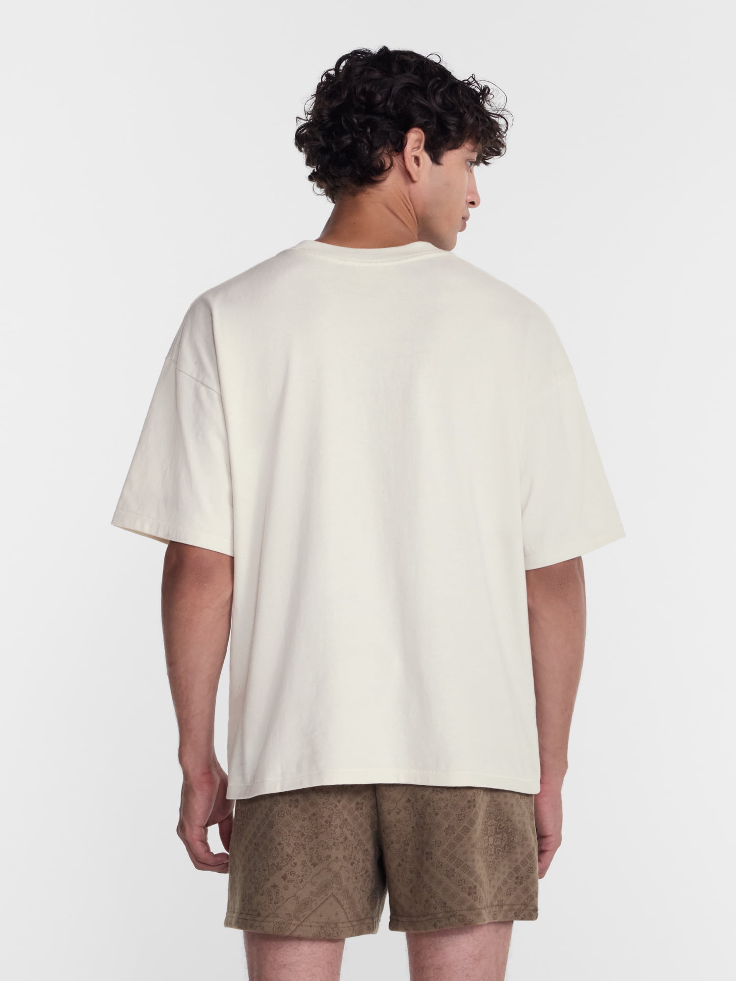 No Boundaries Boxy Fit Heavyweight Cotton Tee, Men's & Big Men's XS-3XL