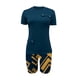 thumbnail image 2 of Gibobby Blusas De Manga Larga Conjuntos de entrenamiento para mujer, conjuntos casuales a juego de 2 piezas, conjunto de pijama con pantalones cortos de Yoga de cintura alta y corto（Azul， S), 2 of 5