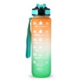 thumbnail image 1 of Botella de agua deportiva de 32 oz con marcador de tiempo sin BPA Labymos  Botella para beber, 1 of 7
