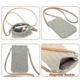 thumbnail image 4 of Straw Cell Phone Shoulder Bag Women -summer Beach Bag Small Crossbody Bag Shoulder Bags For Women, Cream White, 4 of 4