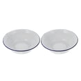 thumbnail image 3 of 2Pcs Household Soup Bowls Enamel Soup Basins Practical Household Enamelware, 3 of 9