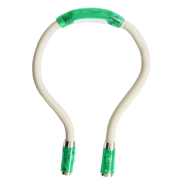 Lámpara Cabeza LED Con Lectura para El Cuello Cgtredaw Verde