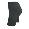 thumbnail image 5 of Yuanlook Women's Biker Shorts with Pockets,High Waist Yoga Shorts Elastic Lounge Workout Shorts - Dark Gray, 5 of 7