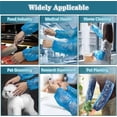 thumbnail image 7 of NOGIS Disposable Plastic Arm Sleeves Cover with Elastic, Blue Waterproof Adult Long Arm Sleeve Oversleeves Protector Household Cleaning Accessories (100 Pack), 7 of 7