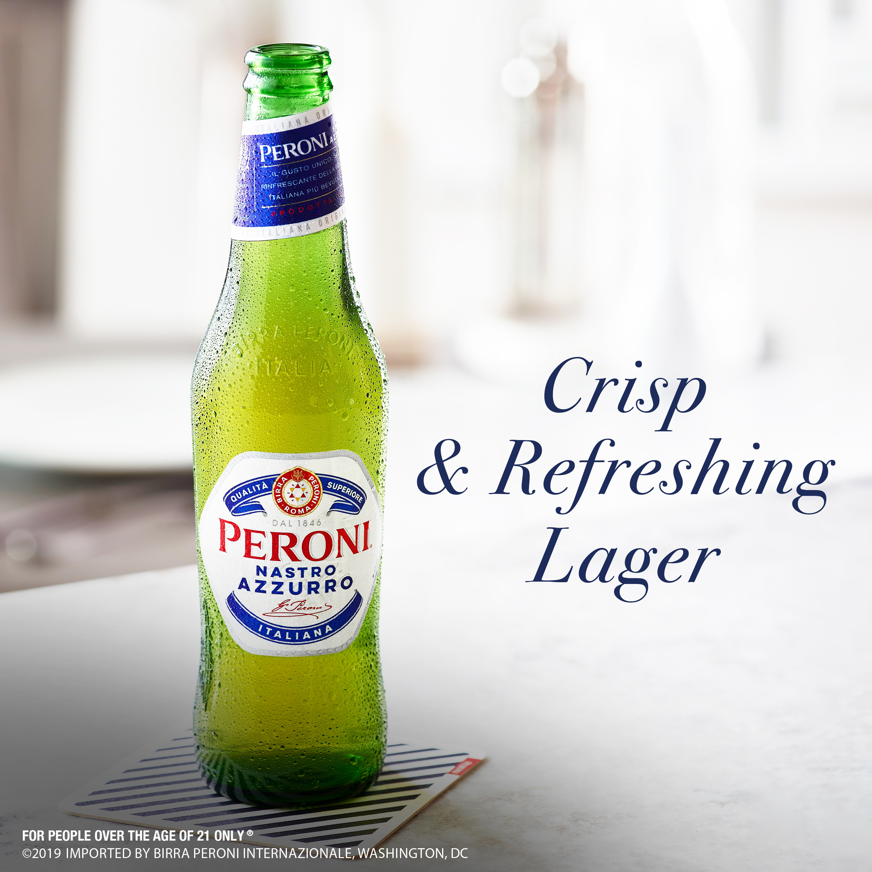 peroni nastro azzurro lager beer import lager beer 5 1 abv 6 pack 11 2 oz beer cans walmart com walmart com