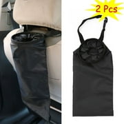 PULLIMORE 2 Pcs Car Trash Bags Hanging Detachable Garbage Bag for Car Trash Bag Hanging Back Seat for Outdoor Traveling Home Use Car Storage Bags