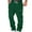 Green, variant on Men Fleece Joggers Sweatpants With Deep Pockets Loose Athletic Running Gym Workout Winter Pants Brown L