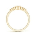 thumbnail image 2 of ANGARA Natural Diamond Composite Heart Promise Ring in 14K Yellow Gold for Women (Size-1.5mm| Color-I-J| Clarity-I1-I2) | April Birthstone, Anniversary, Jewelry Gift for Women | Natural Diamond Ring, 2 of 10