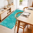 2x6ft Area Rug,Botanical Tree Branch on Teal Washable Large Rugs Soft ...