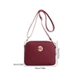 thumbnail image 2 of Bolso Bandolera Mujer FLhrweasw Gran Capacidad Mediana Edad Madres Vino Tinto Rojo, 2 of 2