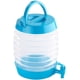 thumbnail image 1 of Dispensador de agua: Bidón plegable, pico, soporte, 5,5 litros, azul/transparente (botellas de agua plegables), 1 of 4