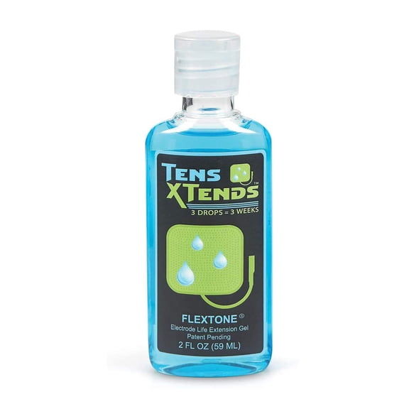 Gel adhesivo conductor TensXtends para electrodos Tens: fórmula patentada que prolonga la vida útil de los electrodos de sus unidades Tens y EMS (56 ml)