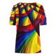 thumbnail image 5 of Blusa de camiseta informal con estampado de manga corta y cuello redondo de verano para mujer a la moda Fridja  hjk2081, 5 of 5