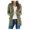Army Green-Coat, variant on Qetyuw Womens Cable Knit Cardigans Button Down Long Sleeve Open Front Cardigan Jacket Fall Winter Casual Coat