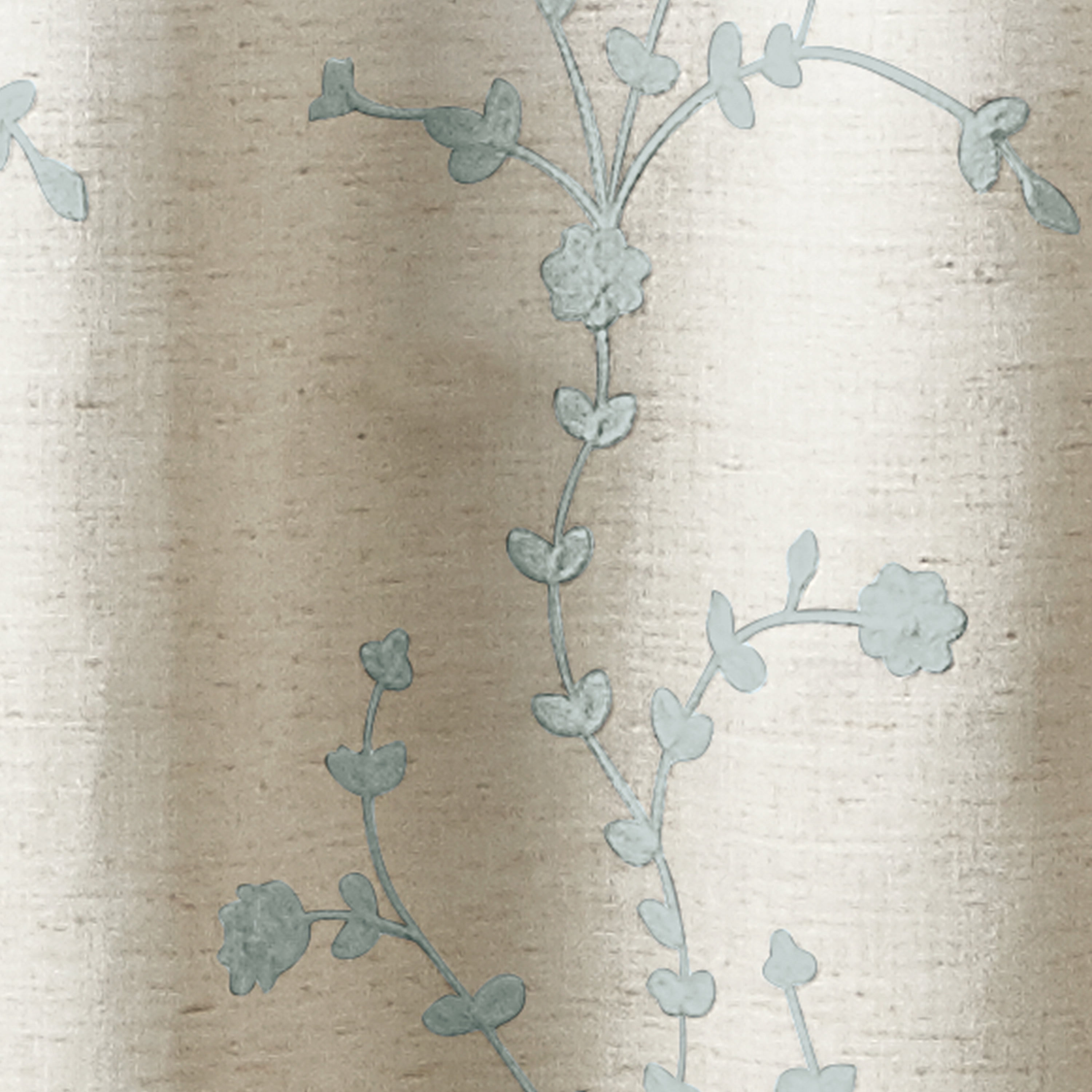 CHF Lynette Indoor , Polyester/Linen/Other Fiber , Light Filtering Tailored Valance Rod Pocket , Aqua , 56"x14"
