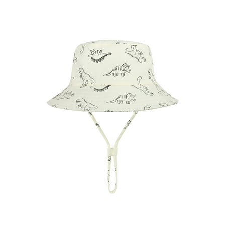 

Century Star Cute Baby Sun Hat Summer UPF 50+ Sun Protective Wide Brim Beach Bucket Hats for Toddler Boys and Girls Beige 2-4 T
