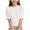 Beige, variant on Jalioing Kids Girls Casual Shirts Loose Solid Color Half Sleeve Tunic Tops Spring Fashion Crew Neck T Shirts Clothes