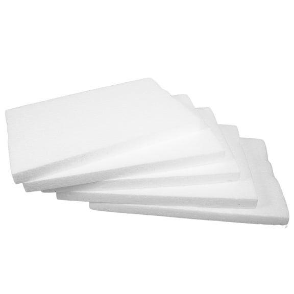Baluue 10Pcs White Foam Packing Inserts Anti Vibration Pads for Home Use and Shipping