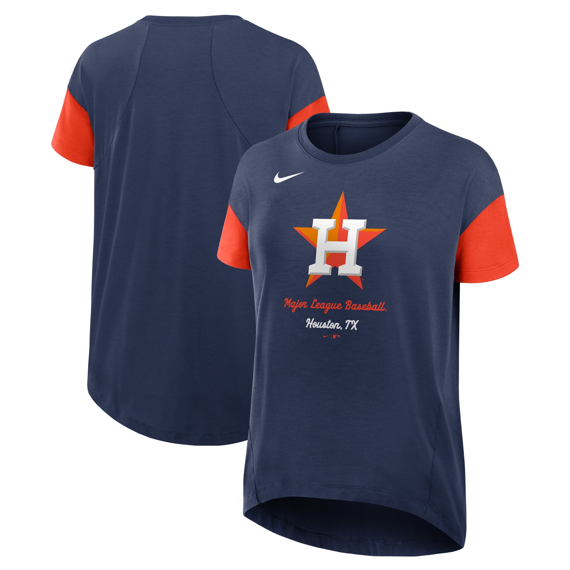 Women's Nike Jose Altuve Orange Houston Astros Name & Number T