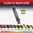 thumbnail image 3 of Silenciador Flowmaster Flow FX con cámara 2.25'' Entrada/Salida en acero inoxidable, 3 of 8