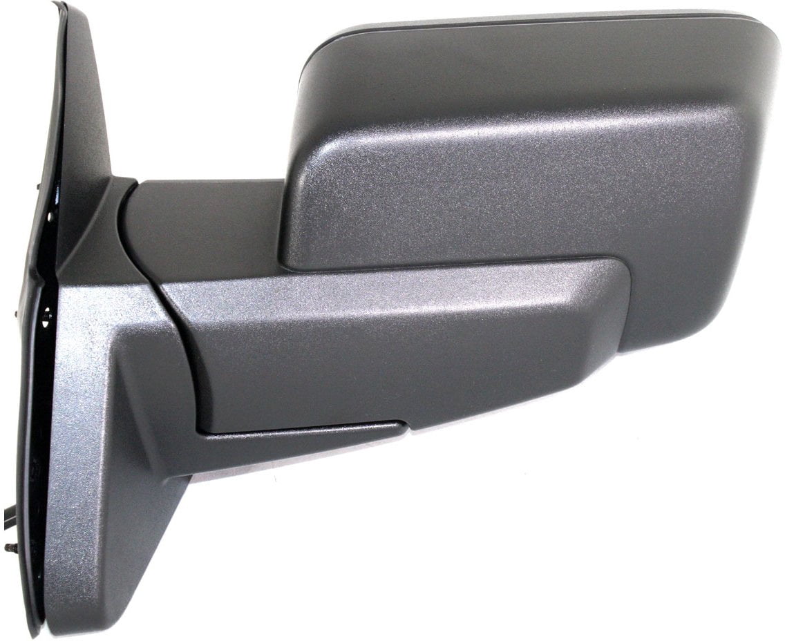 Mirror Compatible With 2006-2010 Jeep Commander Left Driver Side Heated Textured Black Kool-Vue