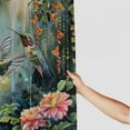 thumbnail image 3 of Orinice Spring Hummingbirds Flowers Shower Curtain - Floral Birds with Tropical Blossom Leaf Bath Shower Curtain Spring Summer Nature Plant Bathroom Curtain Set with Hooks  69x72, 3 of 7