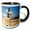 Black/White, variant on 3drose, Puerto Rico, Old San Juan, El Morro Lighthouse-ca27 Wbi0012 - Walter Bibikow, 11oz Mug
