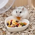 thumbnail image 5 of Anti-Tip Heart Shape Ceramic Pet Feeder Dish, Small Animal Food Water Bowl for Hamster, Guinea Pig, Chinchilla, Ideal Cage Accessory for Daily Feeding and Habitat Decoration, 5 of 6