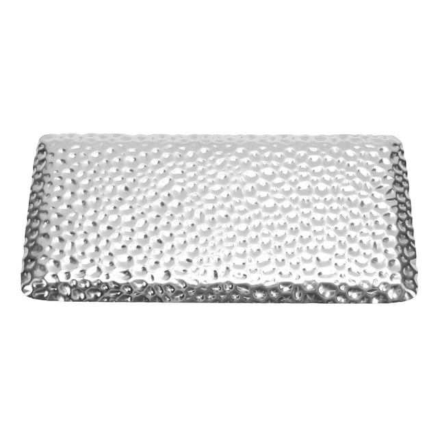 Rectangular Tray, Hammered Tray Odorless For Bedroom Silver,Gold