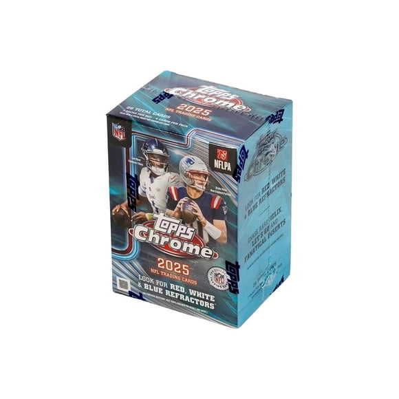 2025 Topps Chrome NFL Football Cards - Value Box