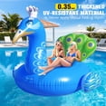 thumbnail image 2 of Pavo real inflable Pool Float DeepRBetter para adultos, 2 of 6