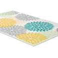 thumbnail image 2 of MeyJey Kitchen Rug Set 3 Pcs, Non Slip Machine Washable Kitchen Floor Mats for Home Floor and Living Room, Teal/Gray/Yellow, 2 of 14