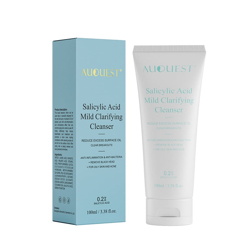 Face Wash - 10% Salicylic Acid Cleanser, Anti Aging Acne & Wrinkle Reducing Facial Exfoliant, Pore Minimizer & Brightening Scrub
