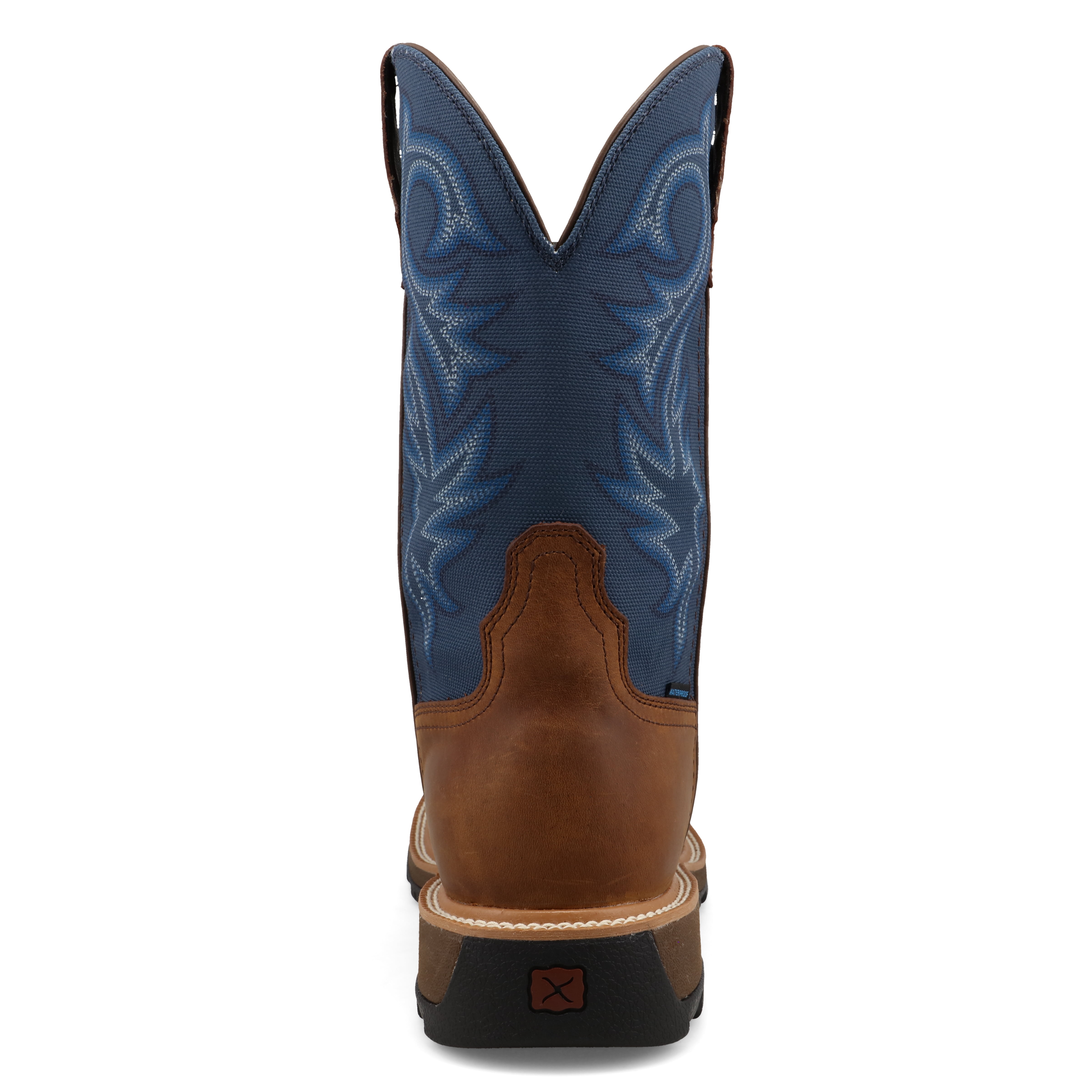 Twisted X Men's 11" UltraLite X Work Boot - Rustic Brown & Niagara
