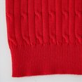 thumbnail image 5 of Cdudpw Girls' Long Sleeve Knitted Cardigan Kids Button Closure Shrug Sweaters Cropped Jacket Tops(M242-Red), 5 of 7