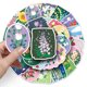 thumbnail image 4 of Lindas pegatinas de flores, pegatinas estéticas para álbum de recortes, paquete de 50 pegatinas de vinilo impermeables para botella de agua, pegatinas florales a granel, 4 of 5